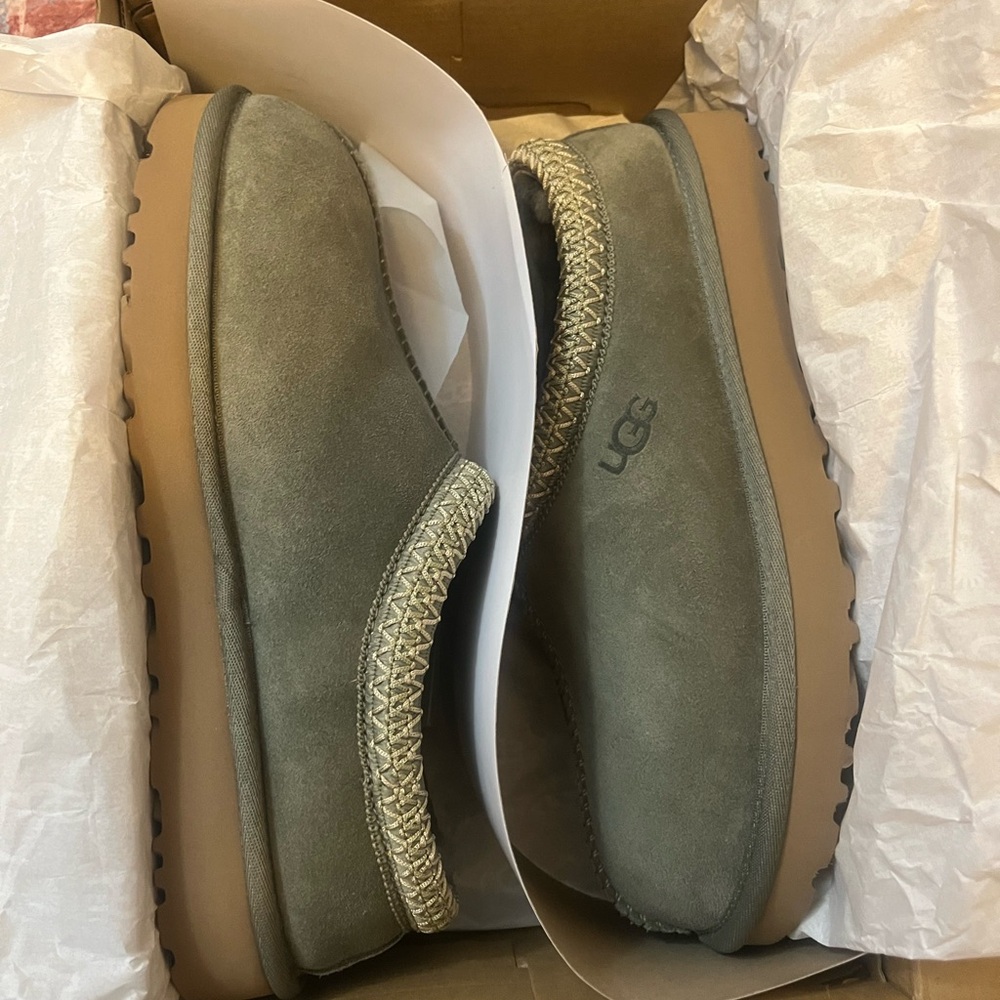 UGG Men's Olive Slip-Ons